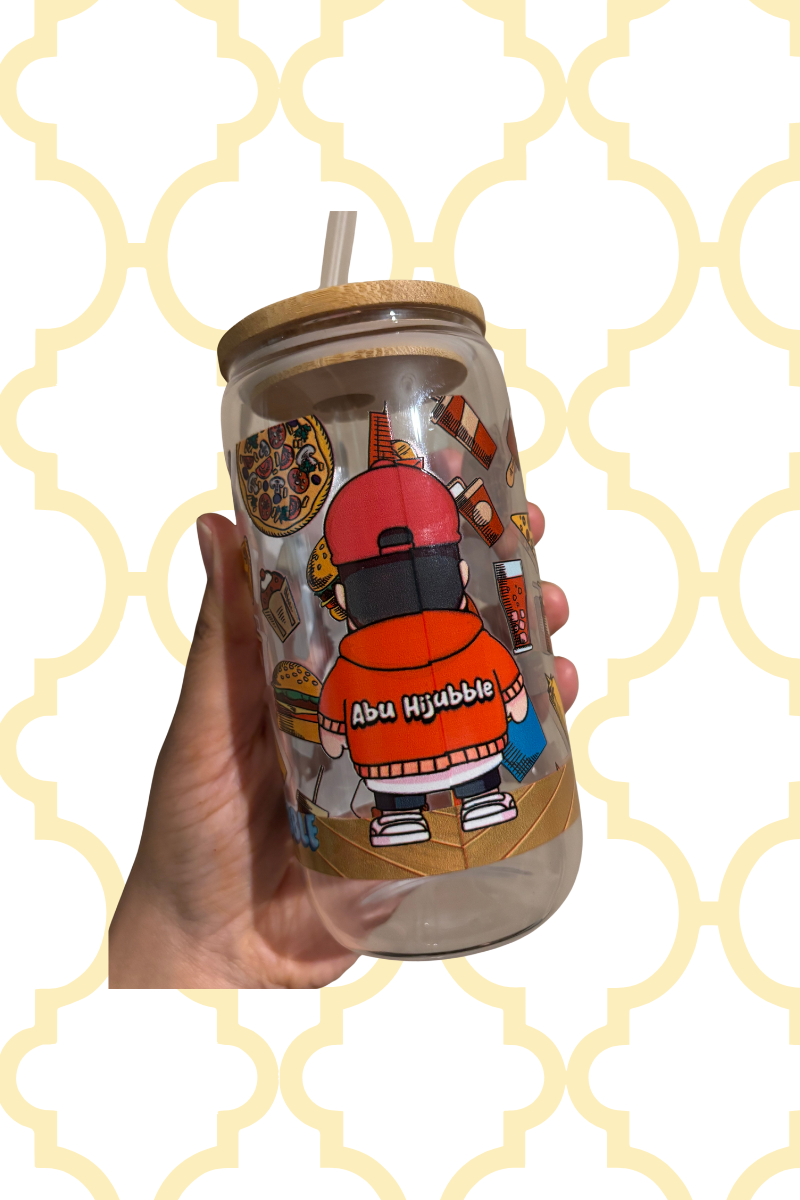 Abu Hijubble- Red Tumbler