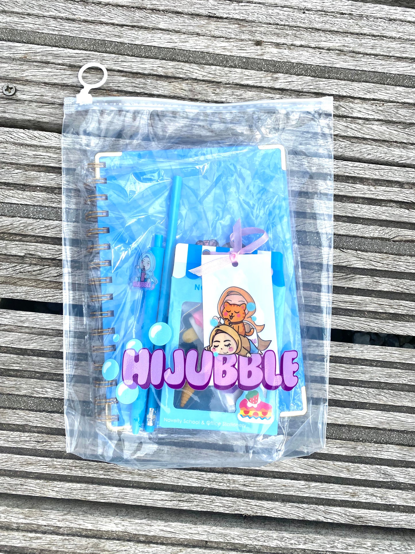 Hijubble stationary pack- blue!