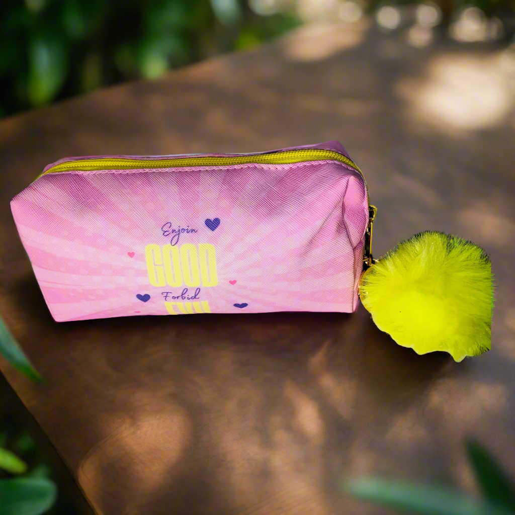 Hijubble Pink pencil case