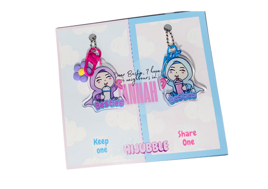 Light-Light Besties Hijubble Keychain (Pair)