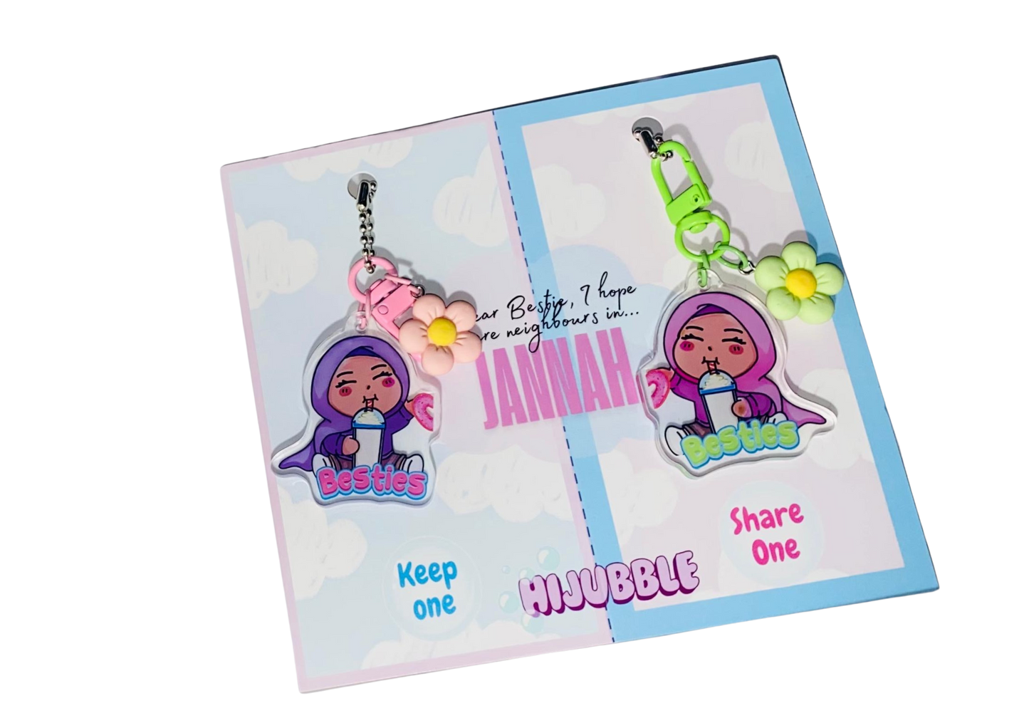 Dark-Dark Besties Hijubble Keychain (Pair)