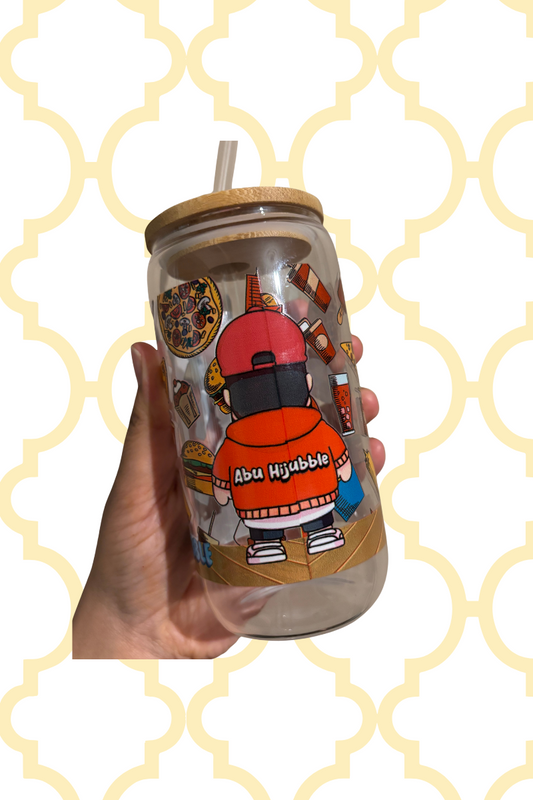 Abu Hijubble- Red Tumbler
