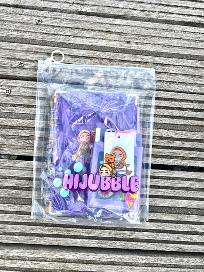 Hijubble stationary pack- purple!