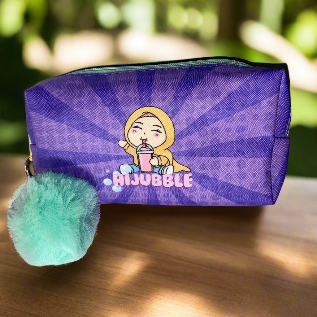 Hijubble Purple pencil case!